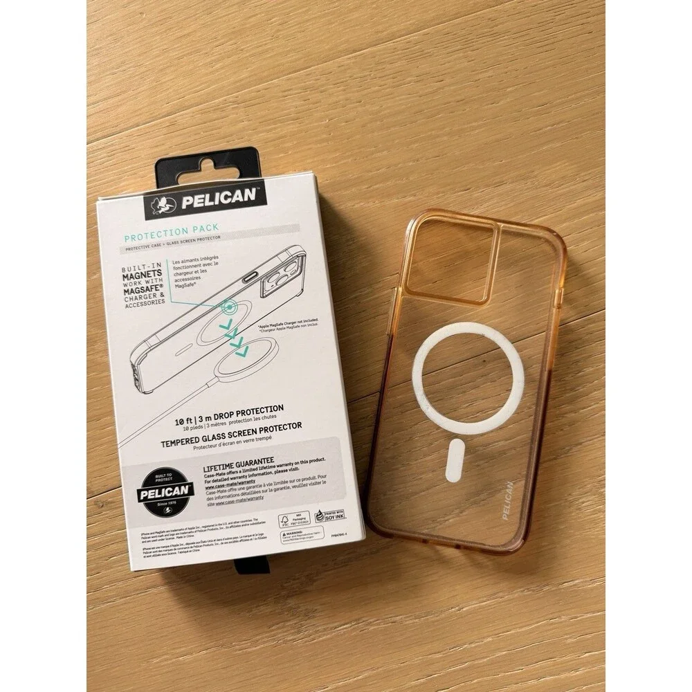 Pelican iPhone 13 Pro Max Case Transparent MagSafe - Used